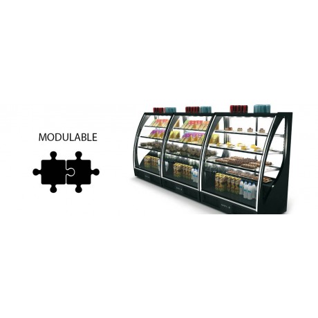 Vitrine d'exposition Pak Curvada (+4/+8°C)