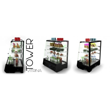 Vitrine d'exposition Tower (+4/+8°C) : 2 628,00 € HT | Colddistribution
