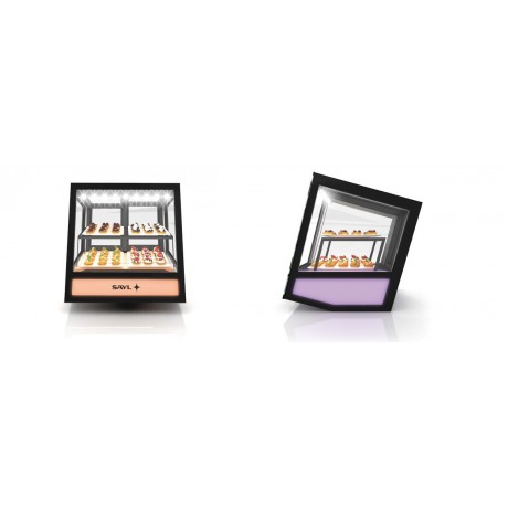 Vitrine d'exposition QBO