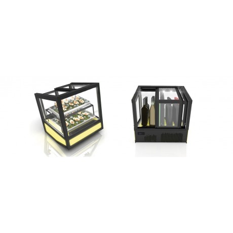 Vitrine d'exposition QBO