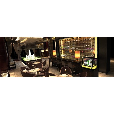 Vitrine d'exposition QBO