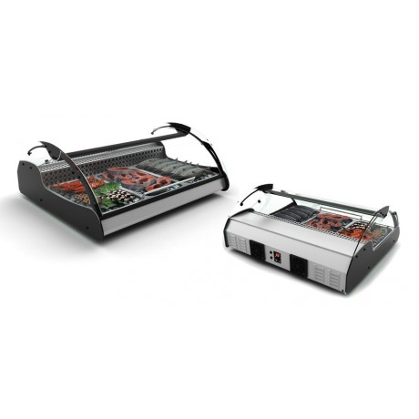 Vitrine d'exposition poissonnerie VX3S