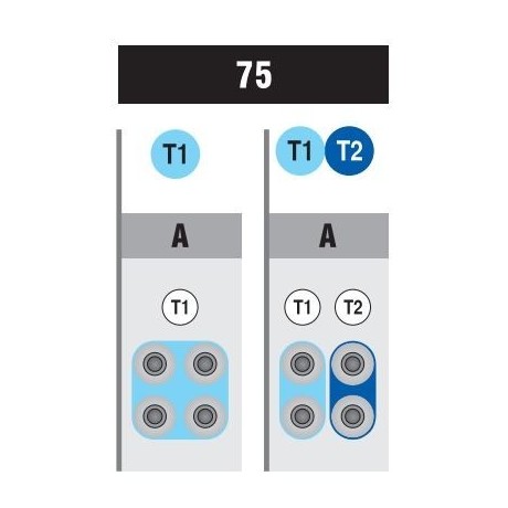 Vitrine à glace Multiplo 75 - 1 Température