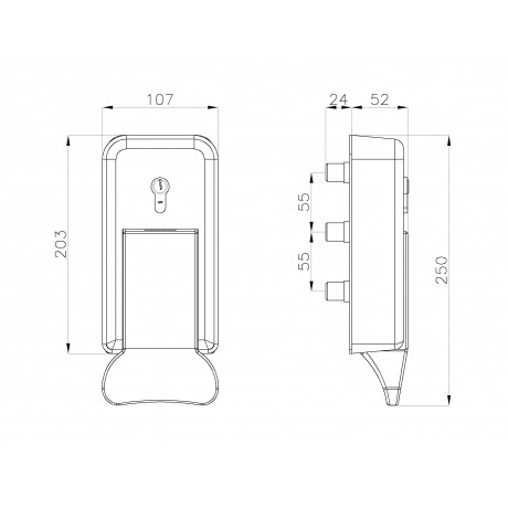 Poignée externe de chambre froide : 210,00 € HT | Colddistribution