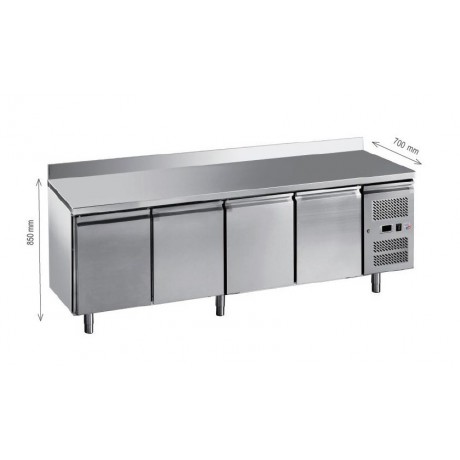 Desserte réfrigérée GN à 4 Portes