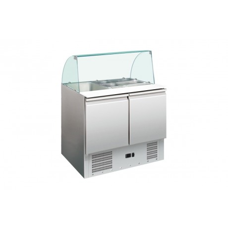Saladette Inox avec Pare-Haleine