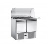 Saladette Inox avec Pare-Haleine