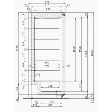 Congélateur AB 500 N : 2 142,00 € HT | Colddistribution