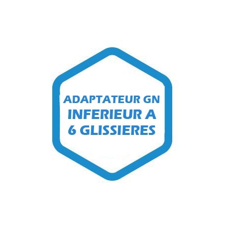 Adaptateur GN inférieur à 6 glissières