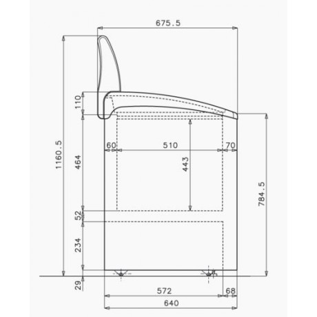 Congélateur à glace avec top lumineux de 77 L : 840,00 € HT | Colddistribution