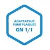 Adaptateur pour plaques GN 1/1