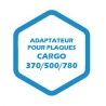 Adaptateur pour plaques Cargo 370/500/780
