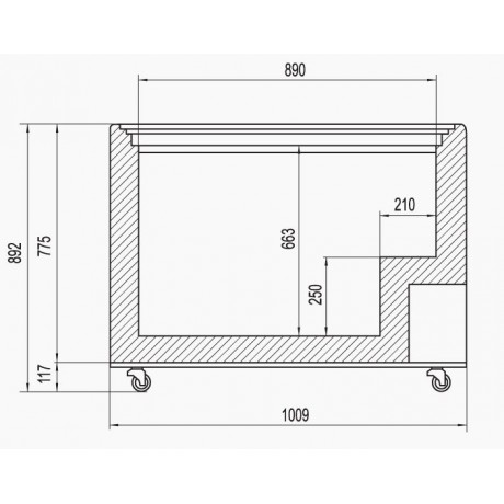 Congélateur vitré PV300 de 287 L : 1 380,00 € HT | Colddistribution