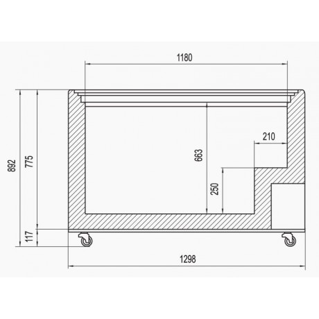 Congélateur vitré PV400 de 389 L : 1 446,00 € HT | Colddistribution