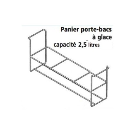 Panier pour bac à glaces 2.5 l