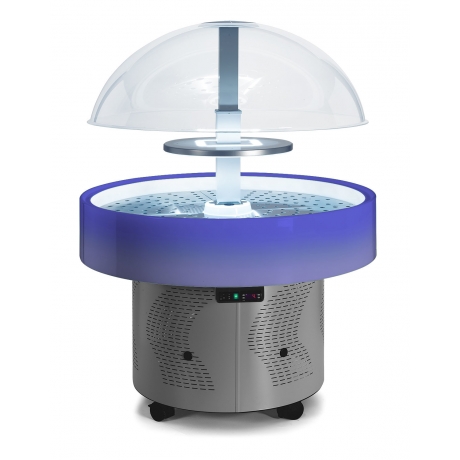 Vitrine île arc-en-ciel sans étagère positive