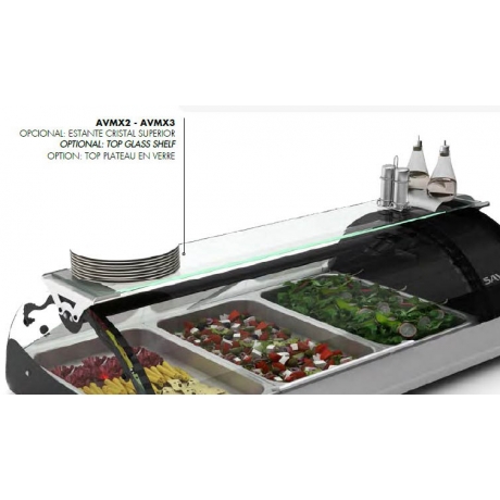 Top plateau en verre