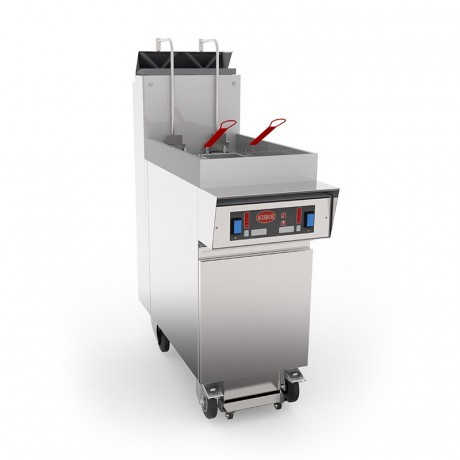 Friteuse sur coffre fast food